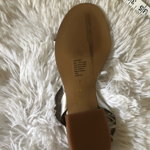 Madewell Silver Heidi Slingback Sandals - 7 - Picture 6 of 10